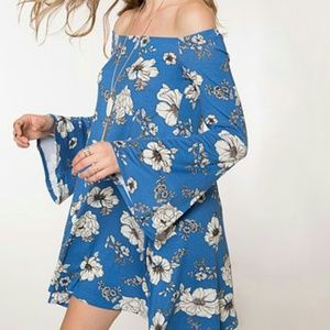 Beautiful Off the Shoulder Floral Dress